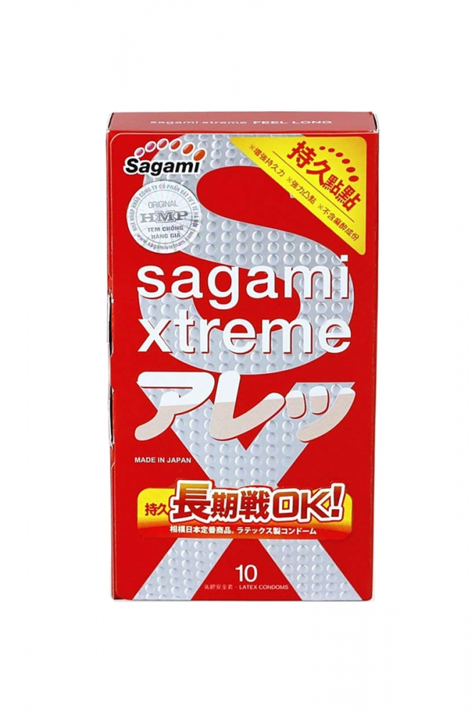 Презервативы "Sagami Xtreme Feel Long" пролонгирующий эффект, 10шт 
